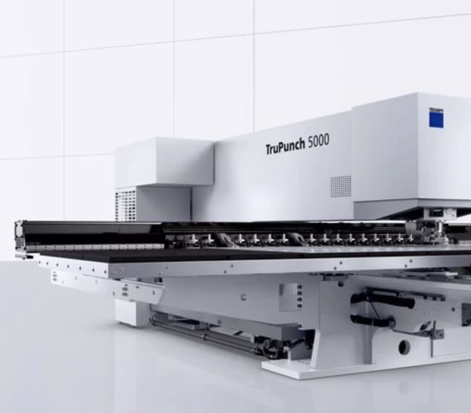 TruPunch 5000 machine used for laser punch combination machining in a factory setting